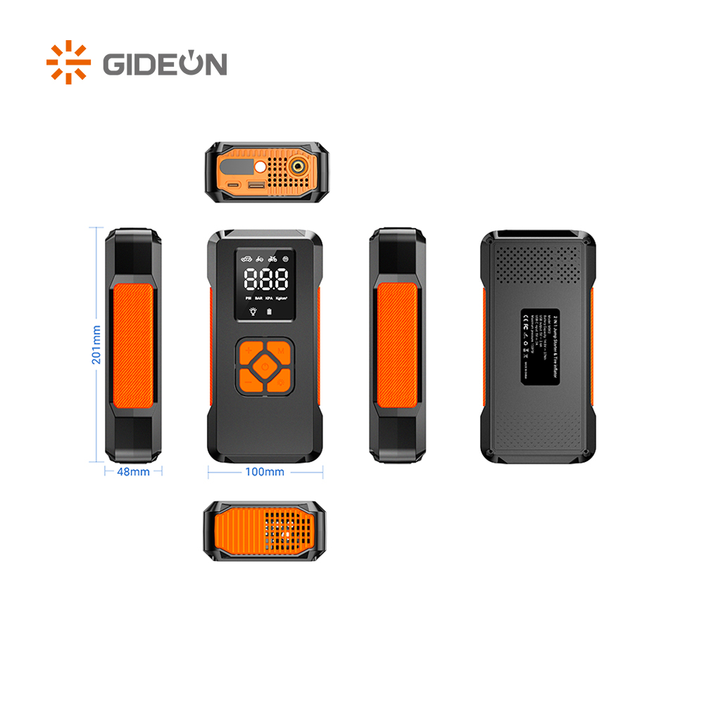 10000MAH Multifunctional Vehicle Emergency Air Pump Power Supply with LED