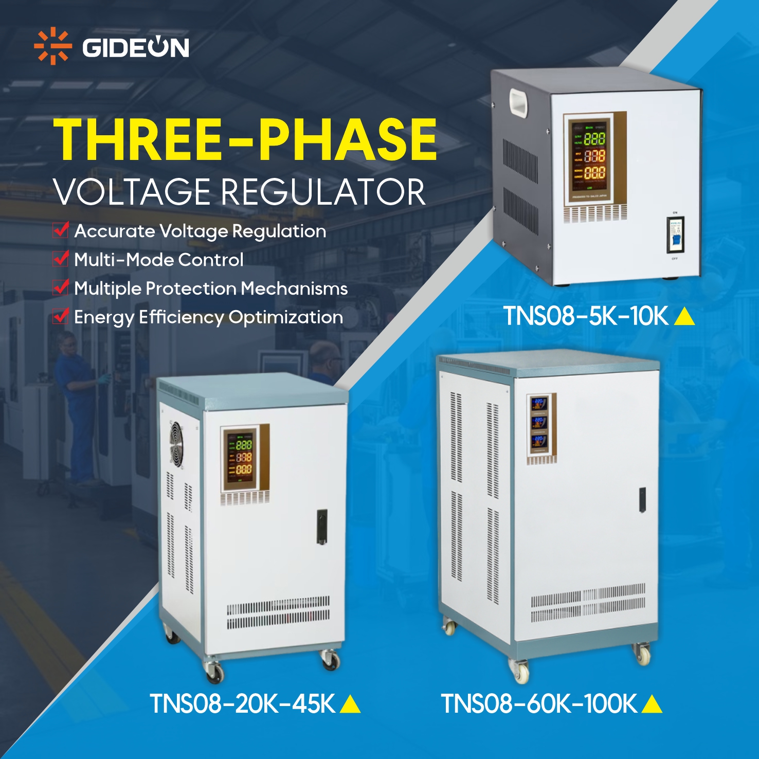 TNS08 Motor-Type Three-Phase Voltage Stabilizer: Securing Power Stability