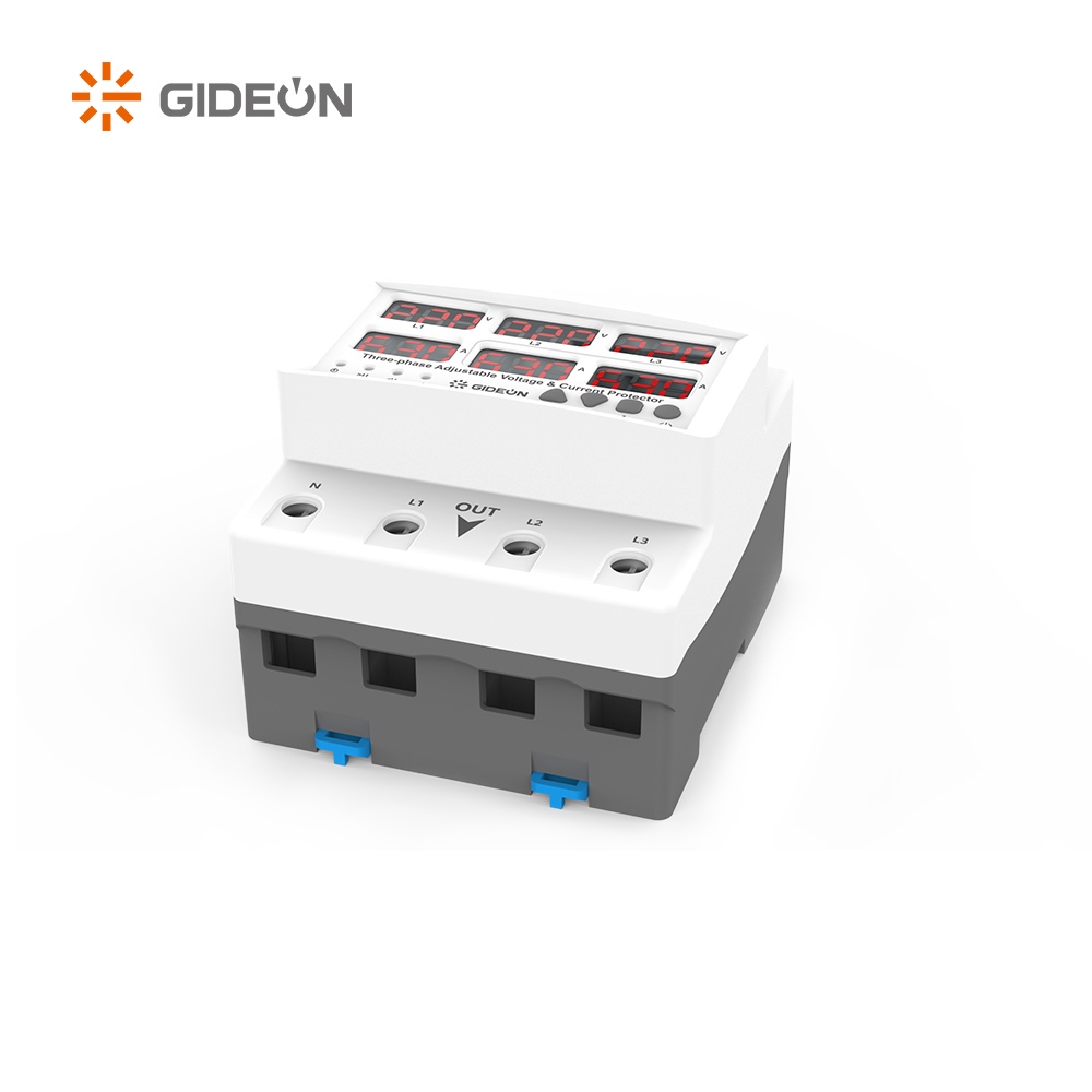 GD-V598-63A Din Rail Type Three-phase Automatic Over-voltage And Under-voltage Protector