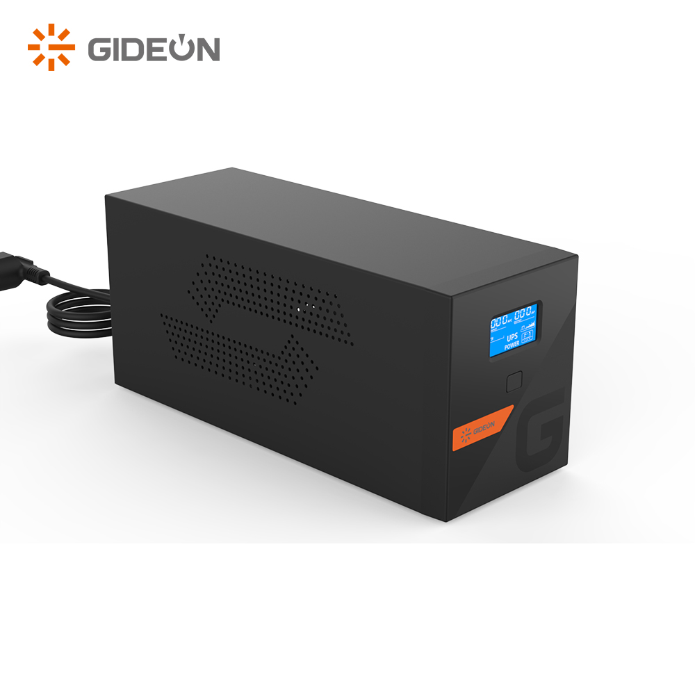 GIDEON 220V Intelligent Standby UPS Offline Uninterruptible Power Supply with Universal Outlets full Protection for Home PC