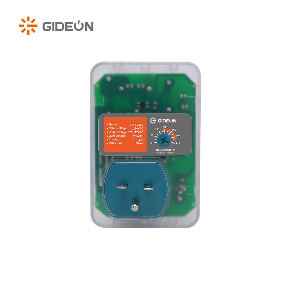 GD-V010 220V Adjustable Voltage Protector with 3 Minutes Delay for Home