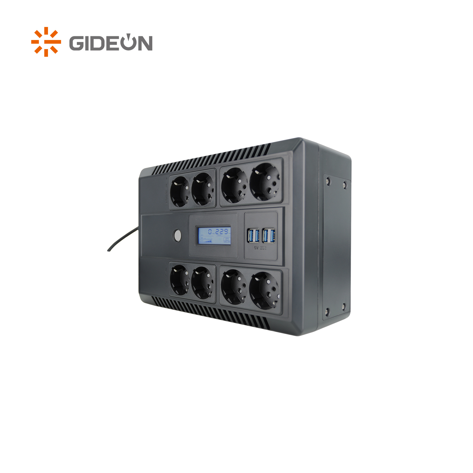 GD-UP01-G 450VA-1000VA AC UPS with LCD Display 