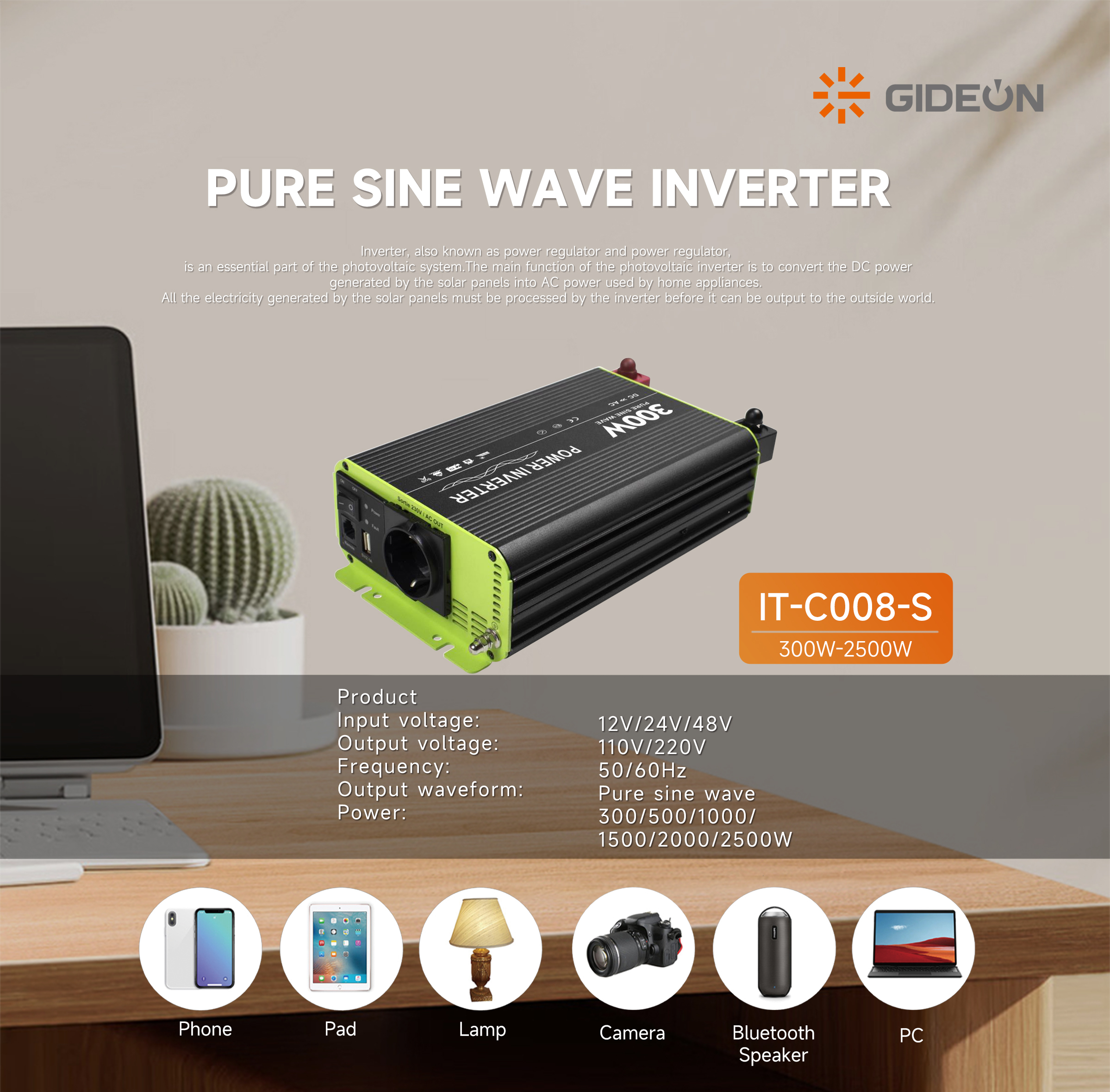 GIDEON Inverter – GD-IT-C008-S