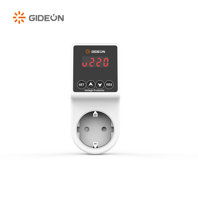GD-V753 Home Use Fridge Guard German Plug Voltage Protector for Household Appliance