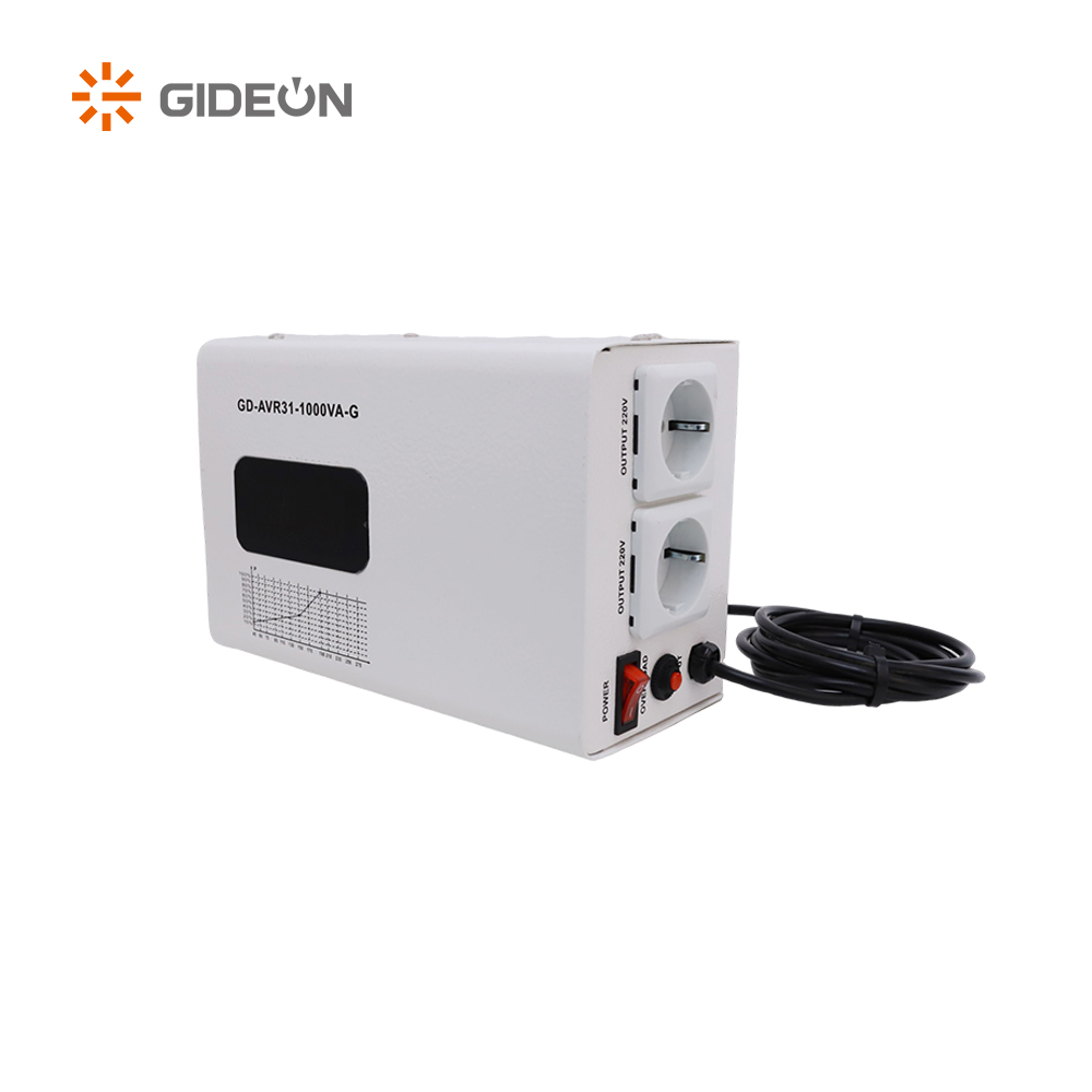 GD-AVR31-1000VA-G 220VAC Ultra-thin German Standard Voltage Stabilizer for Home 