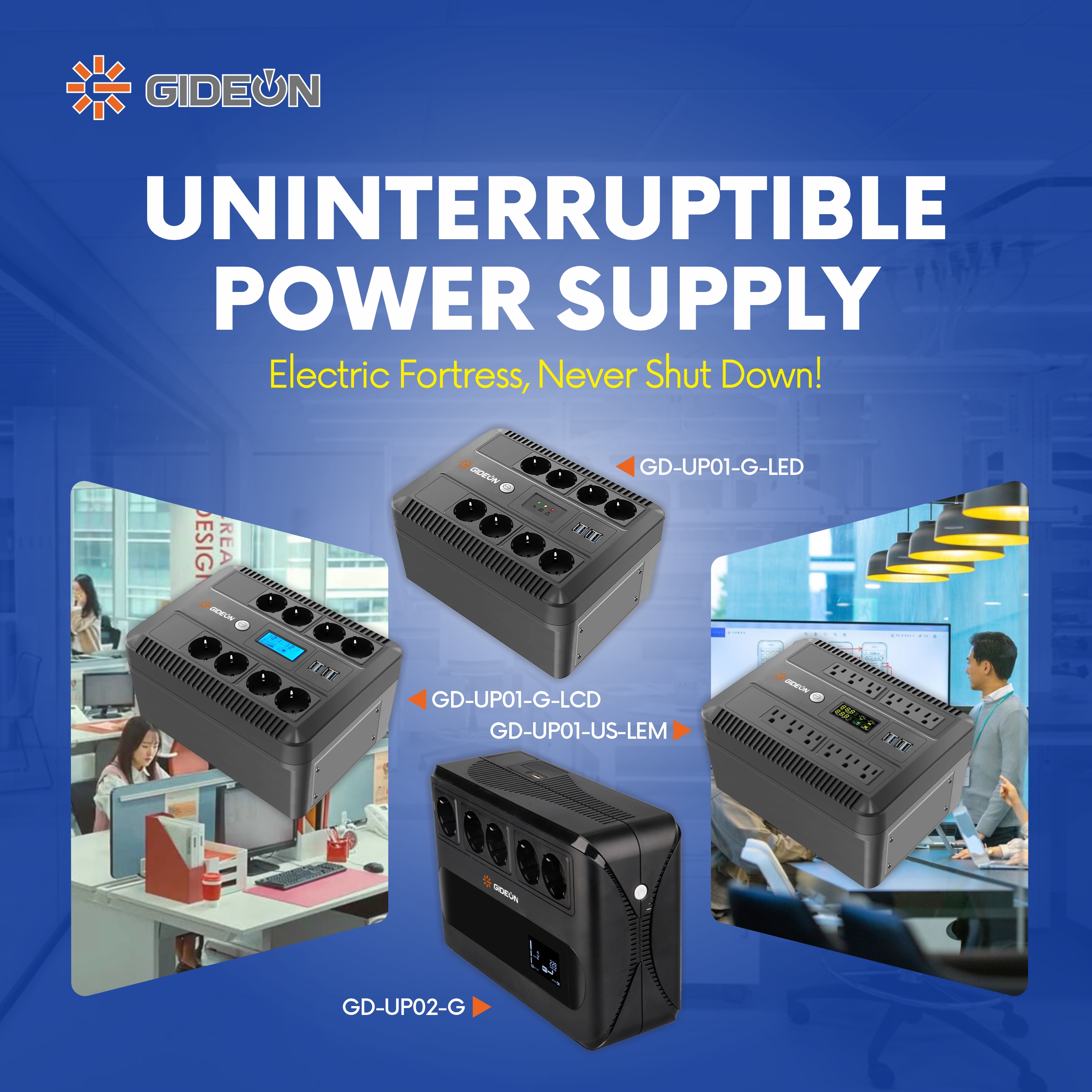 GD-UP01 Line-Interactive UPS: Reliable Power Protection for Homes And Offices