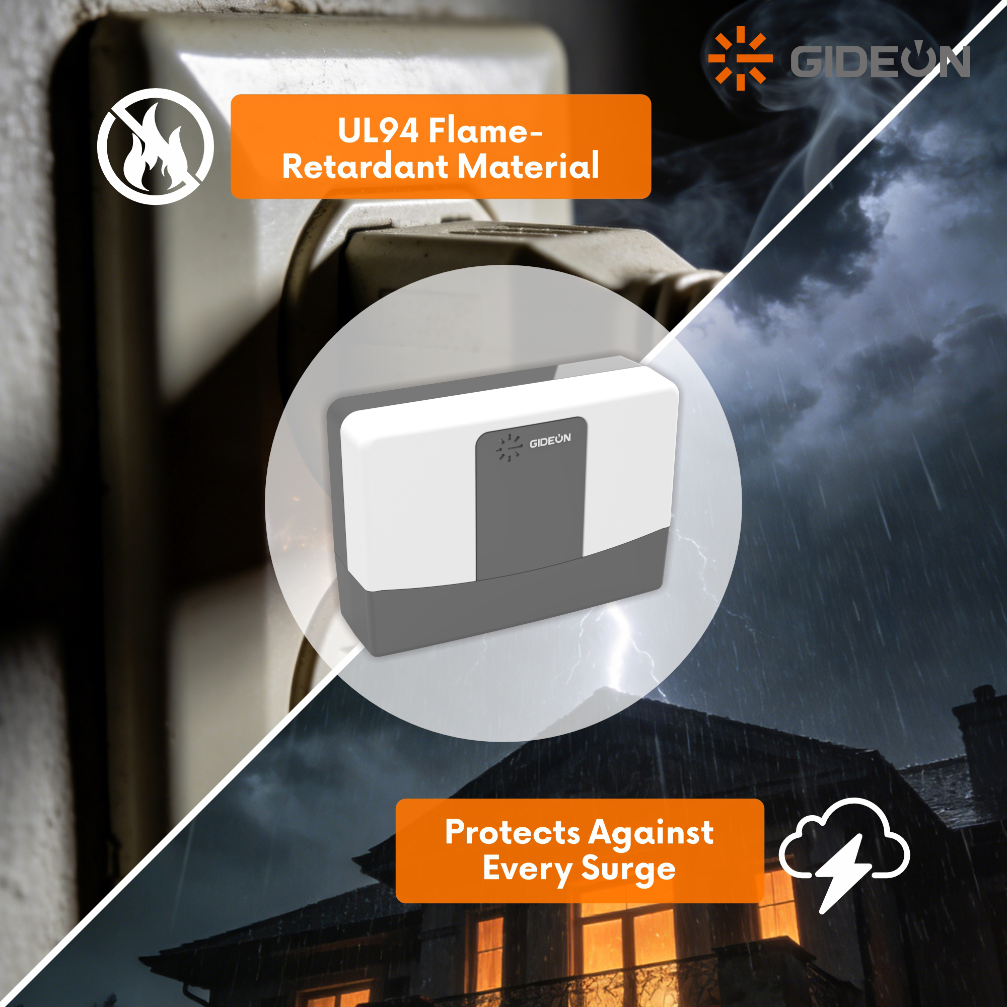 GD-V586 120V TV Guard with 90-140V Over/Under Voltage Protection/140J Surge Protection
