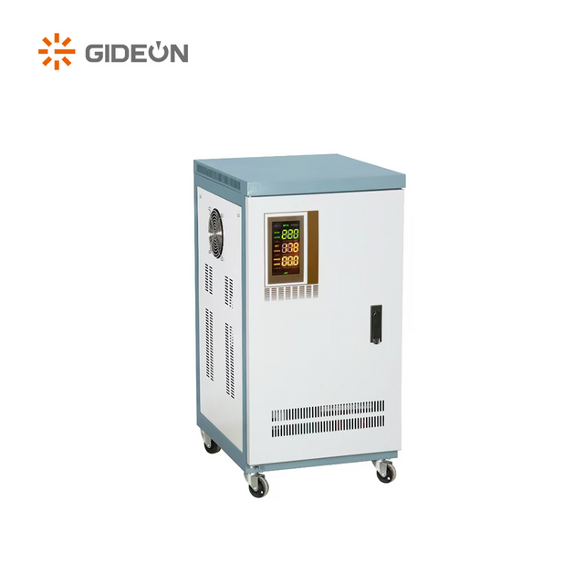 TNS08 20K 30K 45KVA Motor Type Single Phase Voltage Stabilizer for 220V AC power with Display