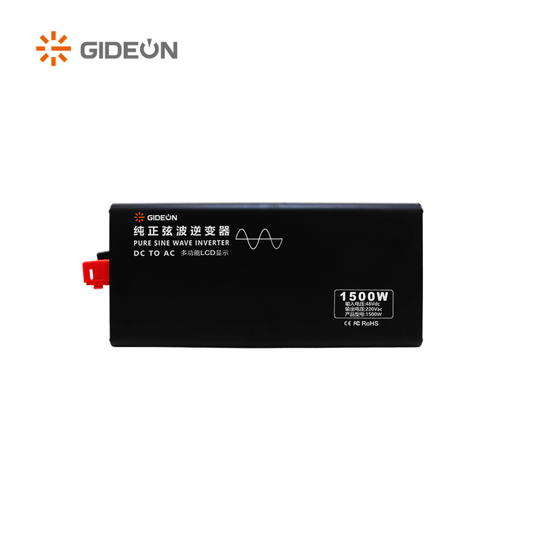 1500W Pure Sine Wave Inverter with LCD Display, Remote Control for Home, Solar, RV