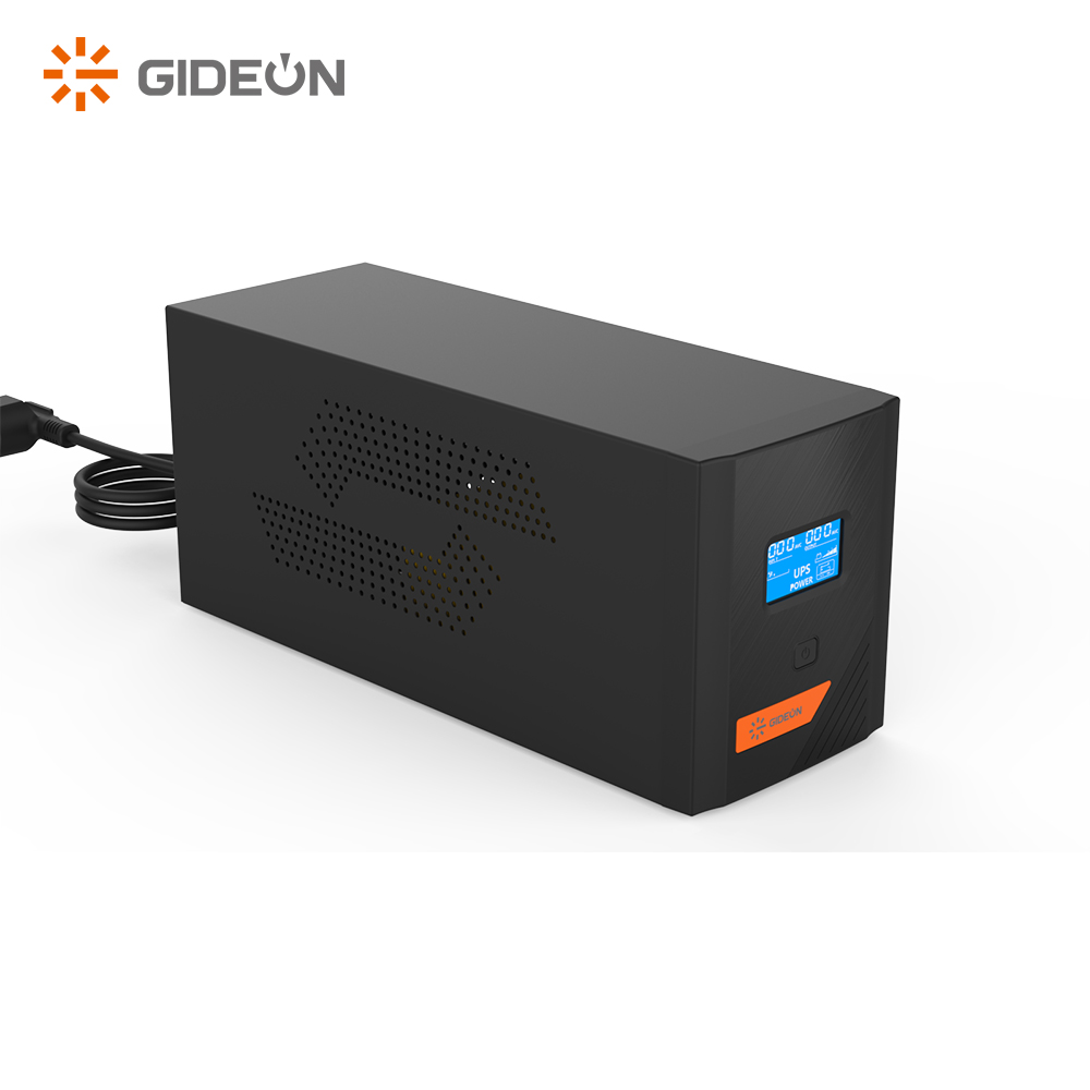 GIDEON 650VA Simulated Sine Wave UPS Backup Power Alarm System for Desktop Computer