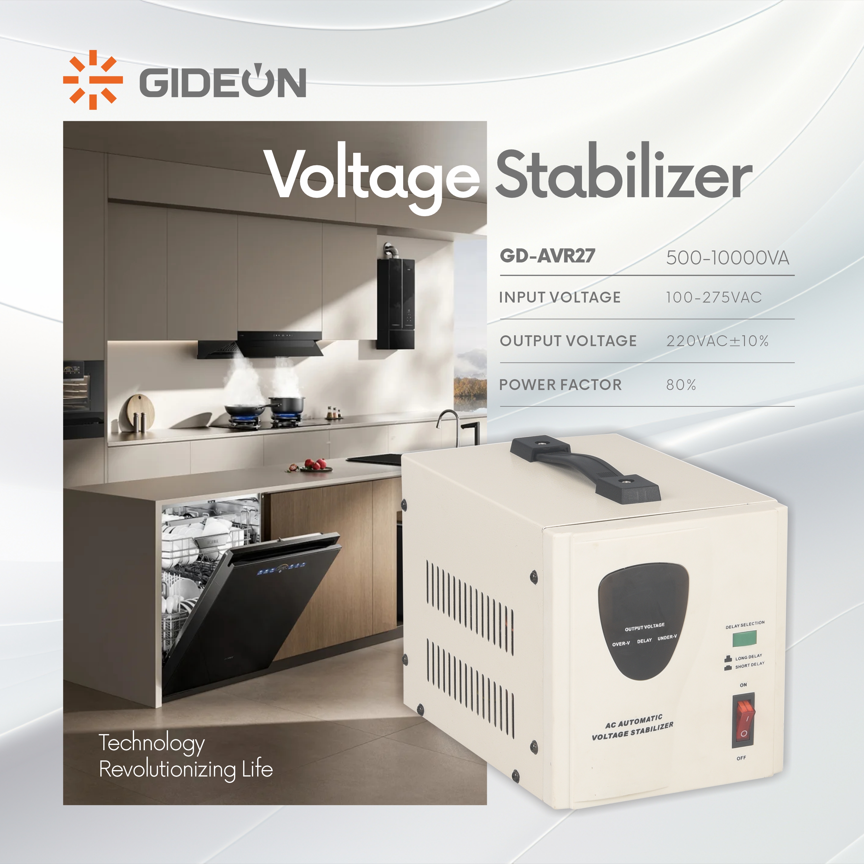 Stable power supply solution - GIDEON voltage stabilizer