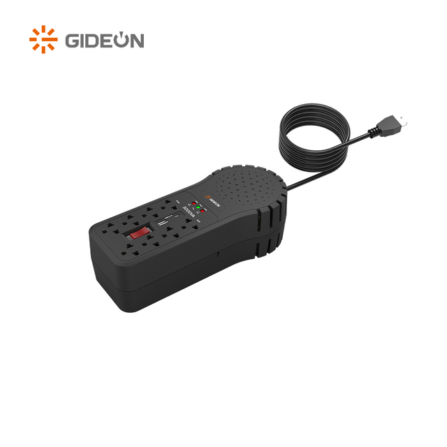 3000VA/1500W Voltage Regulator Power Strip with AVR Surge Protection USB Ports for Home & Office