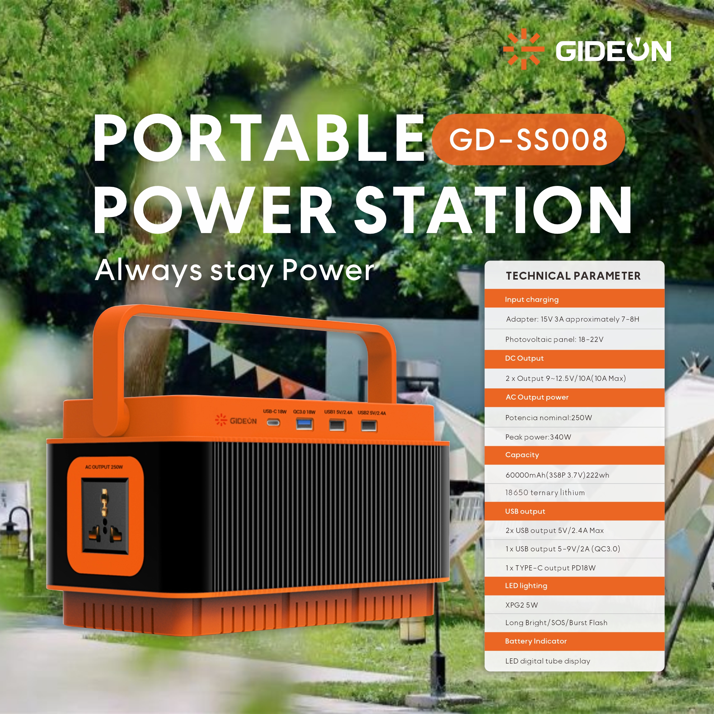 What does an emergency power station do?