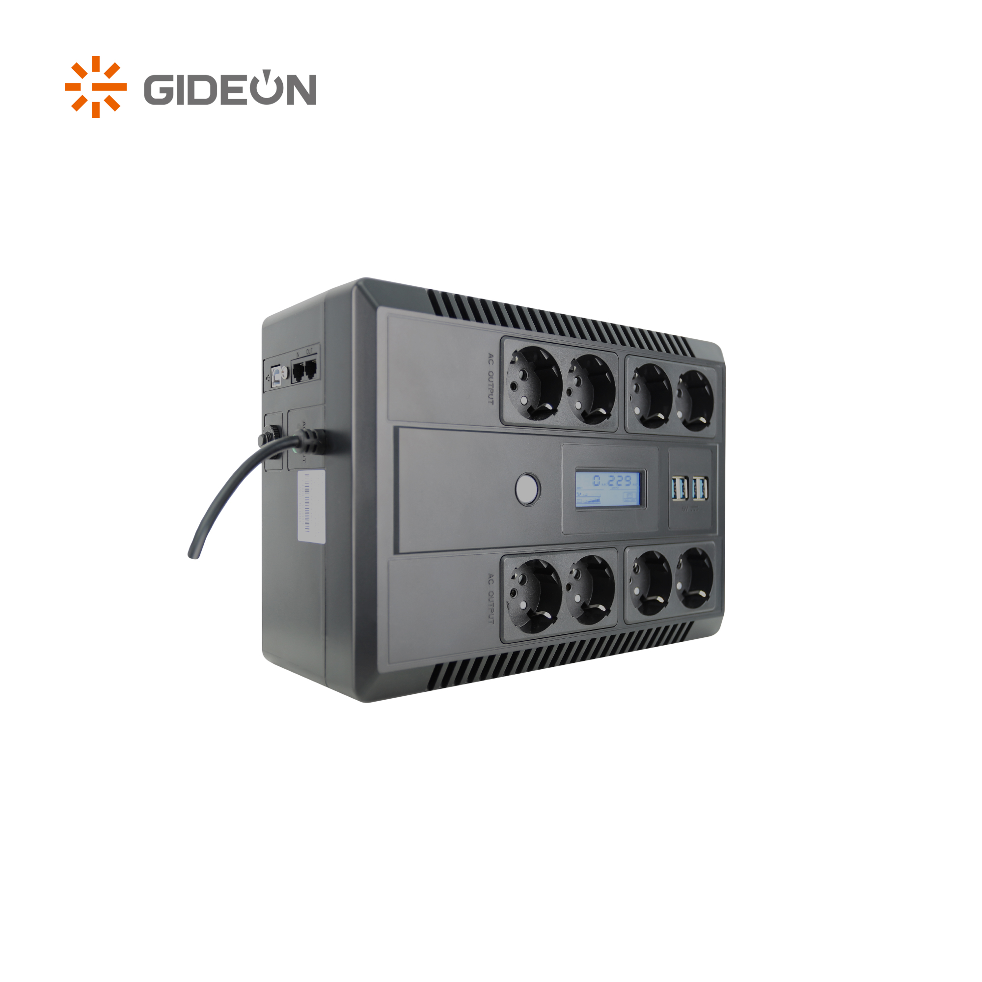 GD-UP01-G 450VA-1000VA AC UPS with LCD Display 