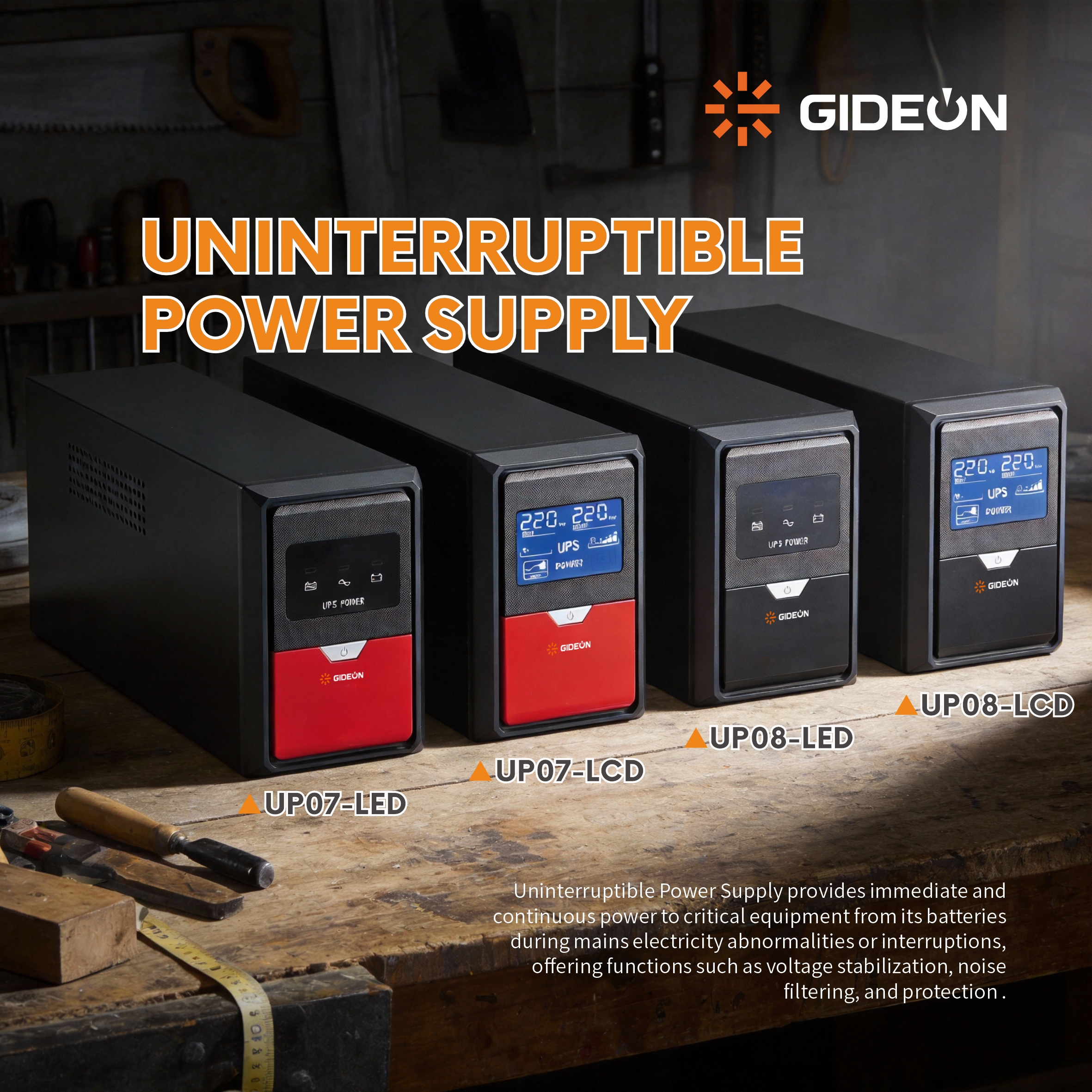Voltage Fluctuations Or Sudden Power Outages? UP07/UP08 Series UPS Is Here To Protect You!