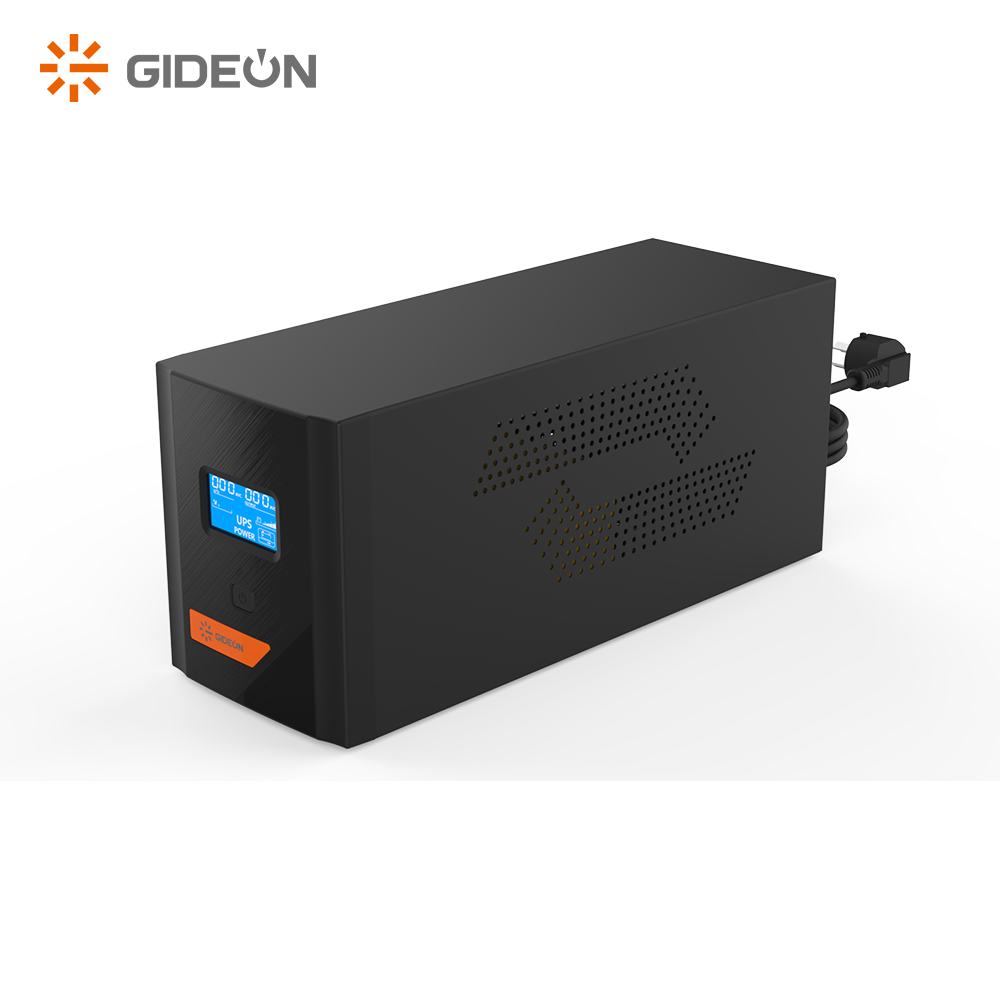 GIDEON 650VA Simulated Sine Wave UPS Backup Power Alarm System for Desktop Computer