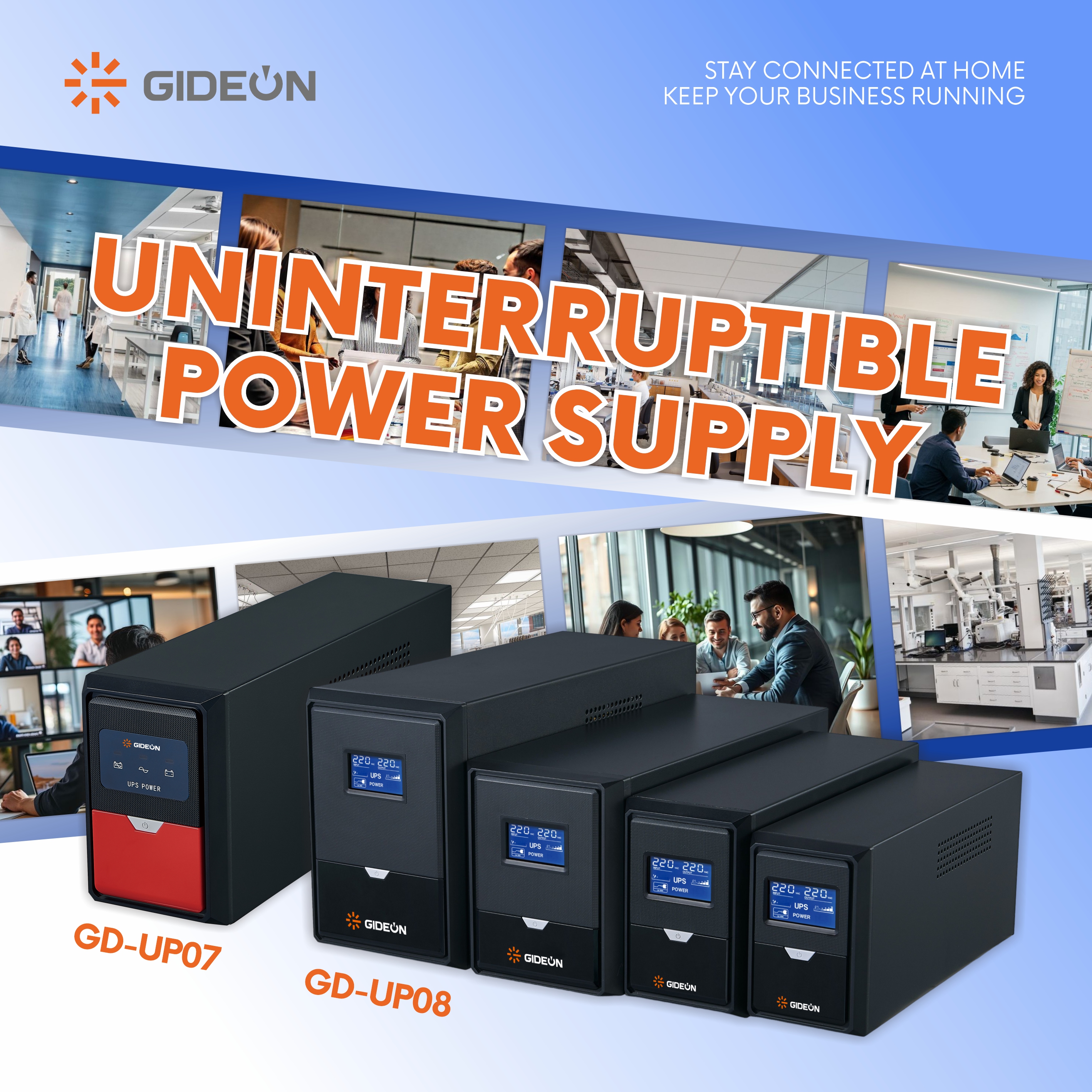 How To Use The GD-UP07/08 Series Uninterruptible Power Supply