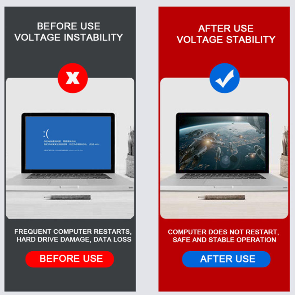 GD-UP07 500VA 300W lead-acid battery Uninterruptible Power Supply For Computer Data Protection