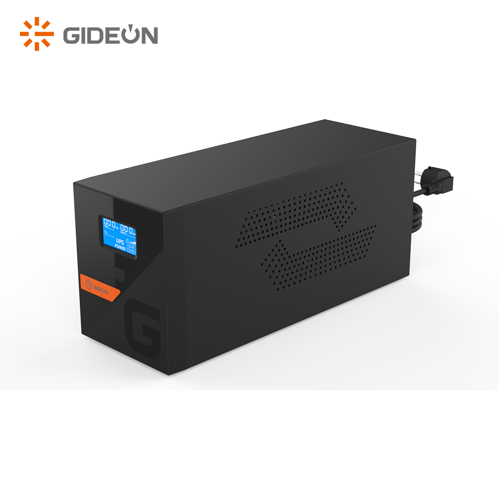 GIDEON 220V Intelligent Standby UPS Offline Uninterruptible Power Supply with Universal Outlets full Protection for Home PC