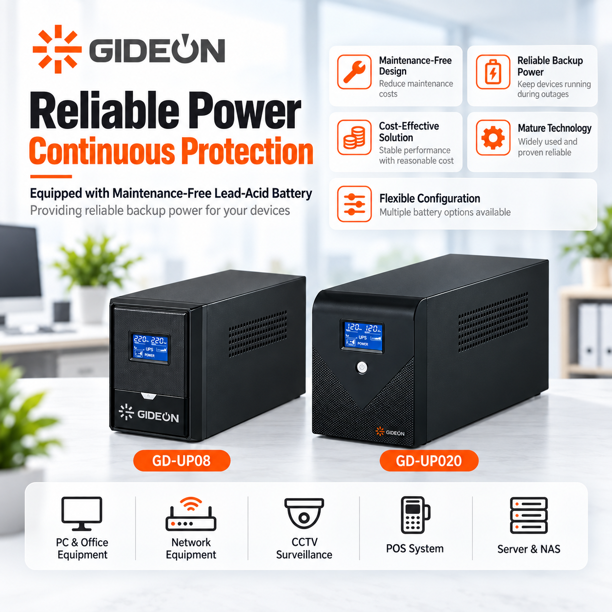 Why Choose A UPS with A Maintenance-Free Lead-Acid Battery? 5 Key Benefits