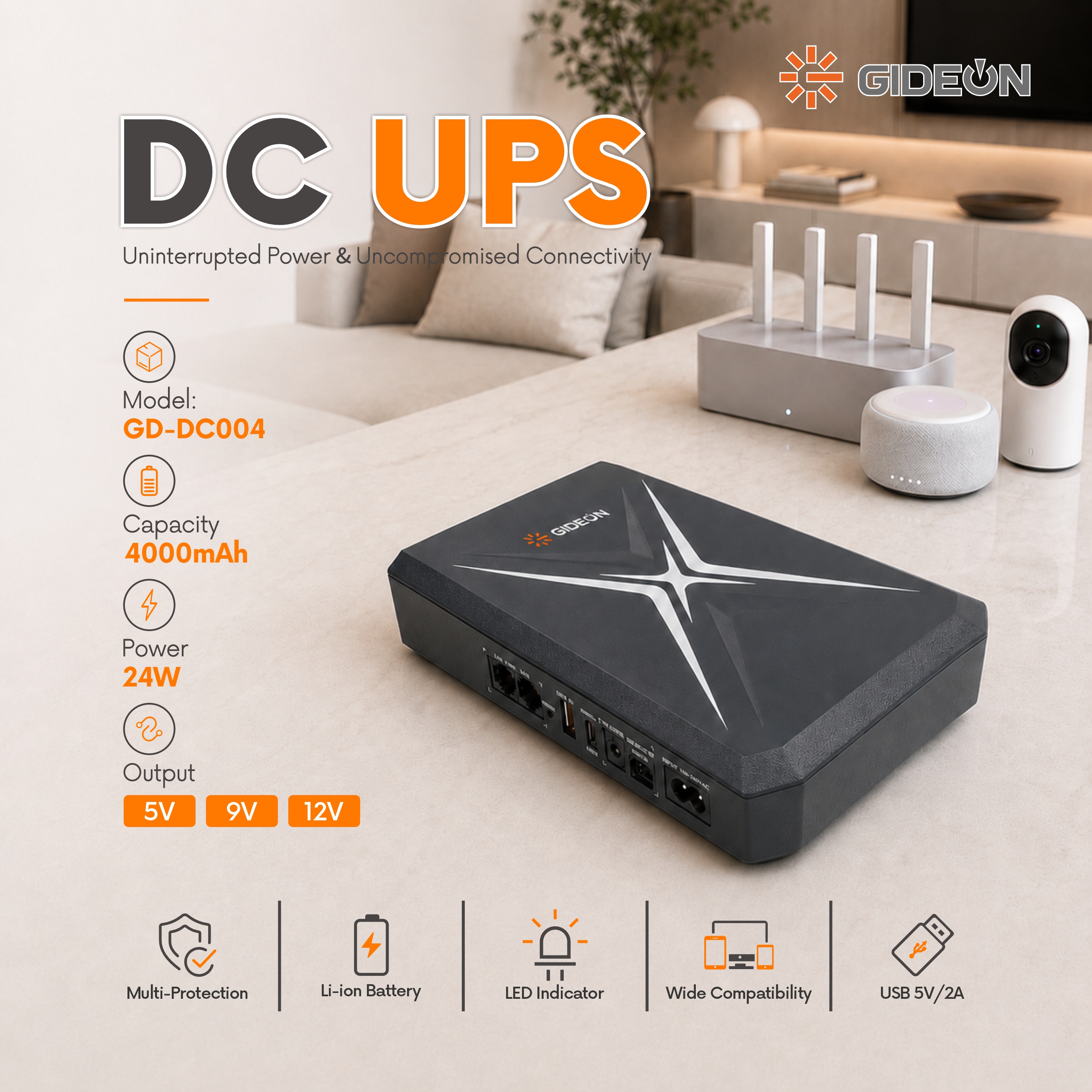 DC UPS Backup Power: How Smart Homes Stay Connected During Power Outages