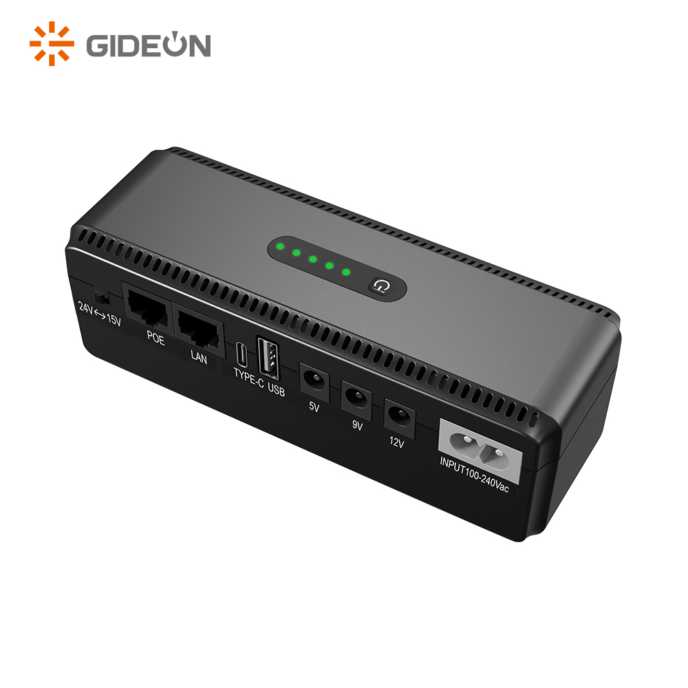 GD-DC013 18W/36W Mini UPS with 5V/9V/12V DC POE Multi Output for Router and Network Devices