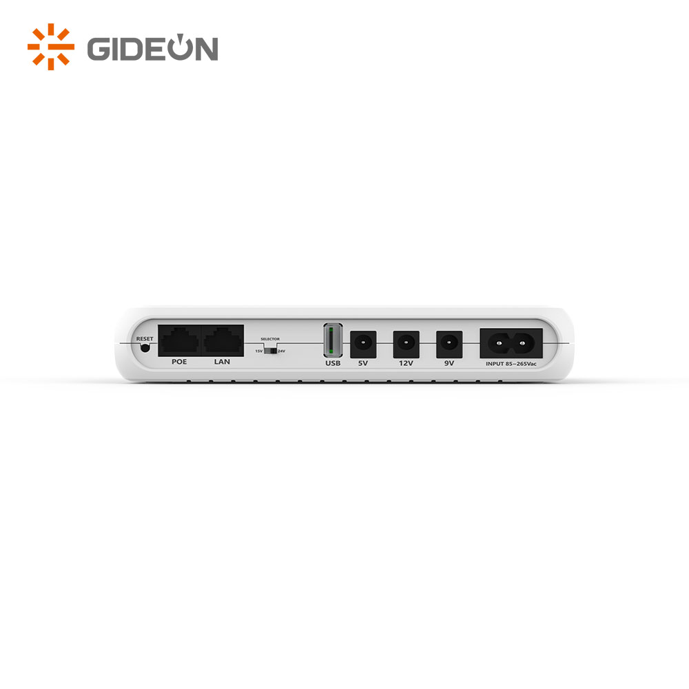GIDEON 16/36W 10400mAh Mini UPS Battery Backup with LED Indicator for WiFi Router Smart Home