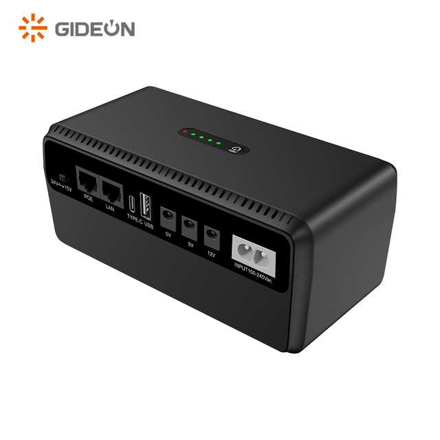 GD-DC013 18W/36W Mini UPS with 5V/9V/12V DC POE Multi Output for Router and Network Devices